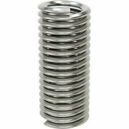 BSC PREFERRED 18-8 Stainless Steel Helical Inserts without Prong 3/8-16 Thread Size 1-1/8 Installed Lngth, 10PK 91990A540